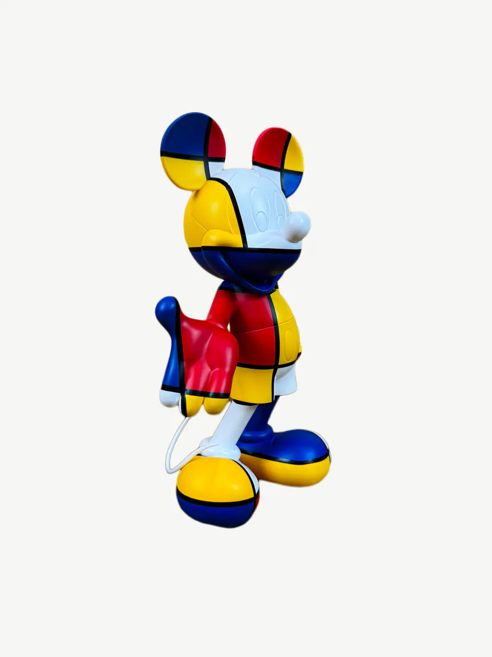 Mickey Welcome art Leblon Delienne 30 cm Mondrian collection - Image 2