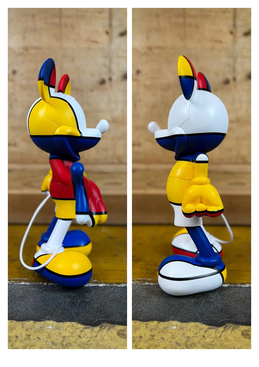 Mickey Welcome art Leblon Delienne 30 cm Mondrian collection - Image 3