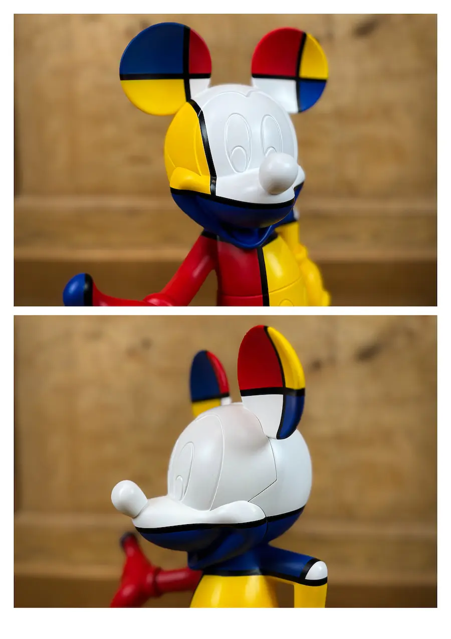 Mickey Welcome art Leblon Delienne 30 cm Mondrian collection - Image 4