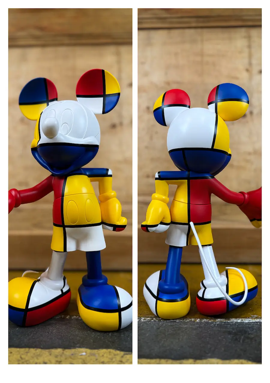 Mickey Welcome art Leblon Delienne 30 cm Mondrian collection - Image 5