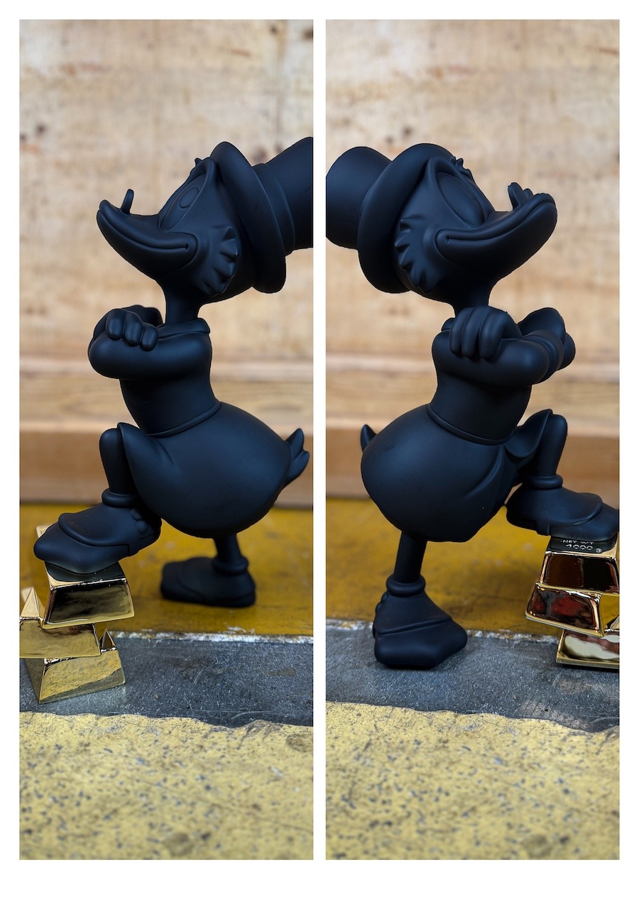 Uncle Scrooge Ingots Leblon Delienne 30cm Matt black and gold chrome - Image 3