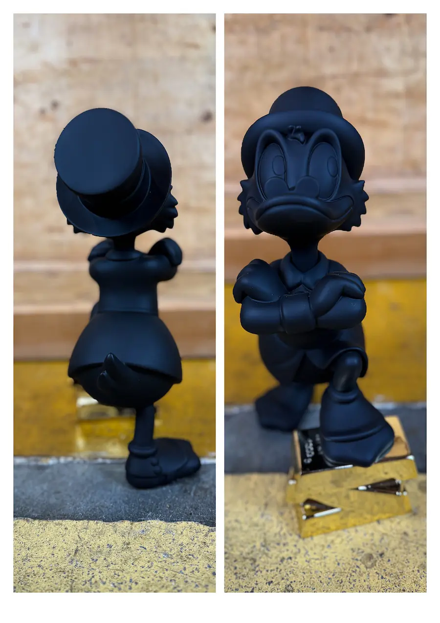 figurine Picsou lingots Leblon Delienne or