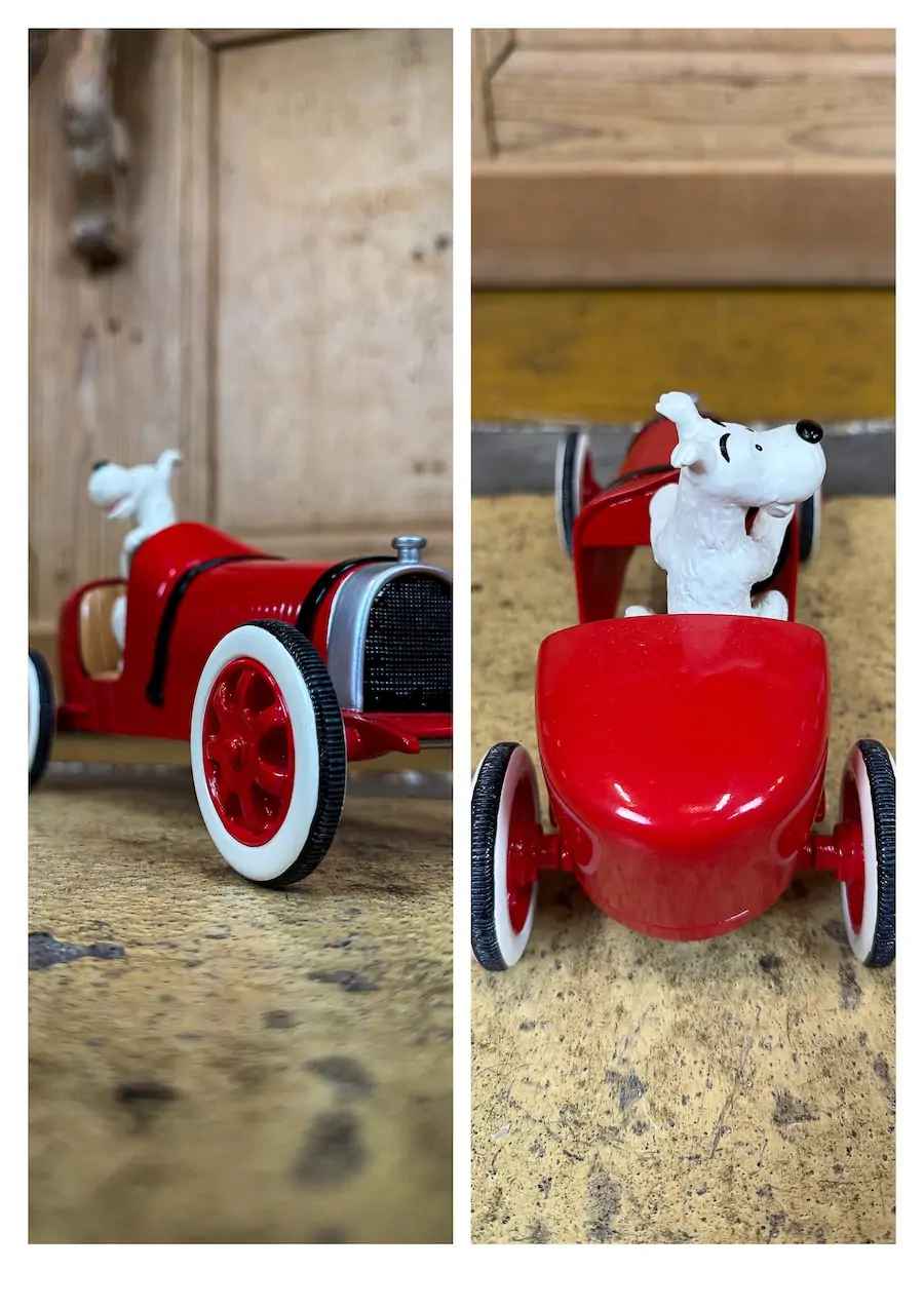 sculpture Tintin Amilcar Milou Pixi