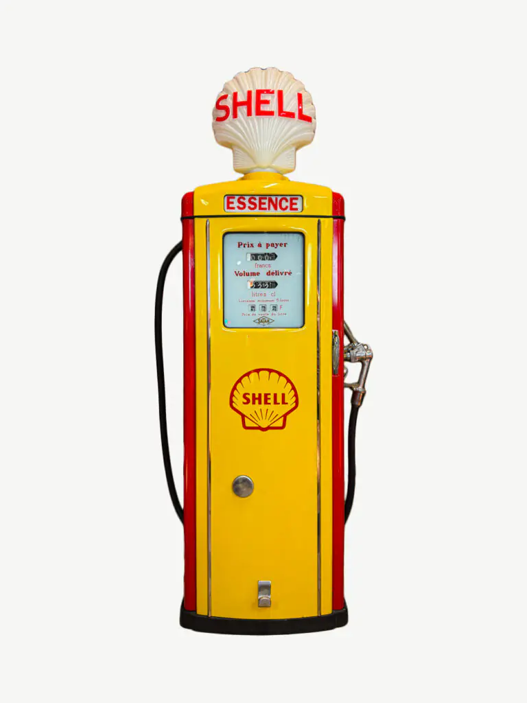 Pompe à essence Shell Satam