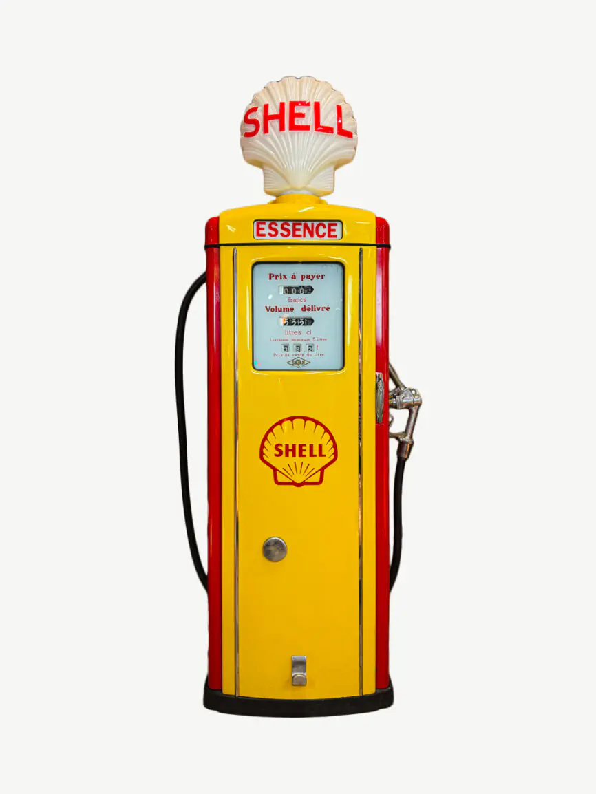 Pompe à essence Shell Satam