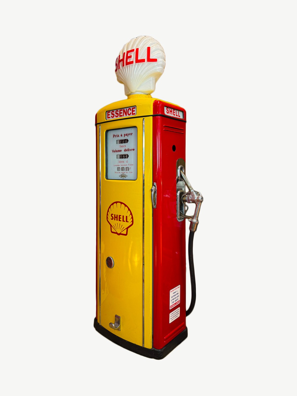 Pompe à essence Shell Satam ancienne