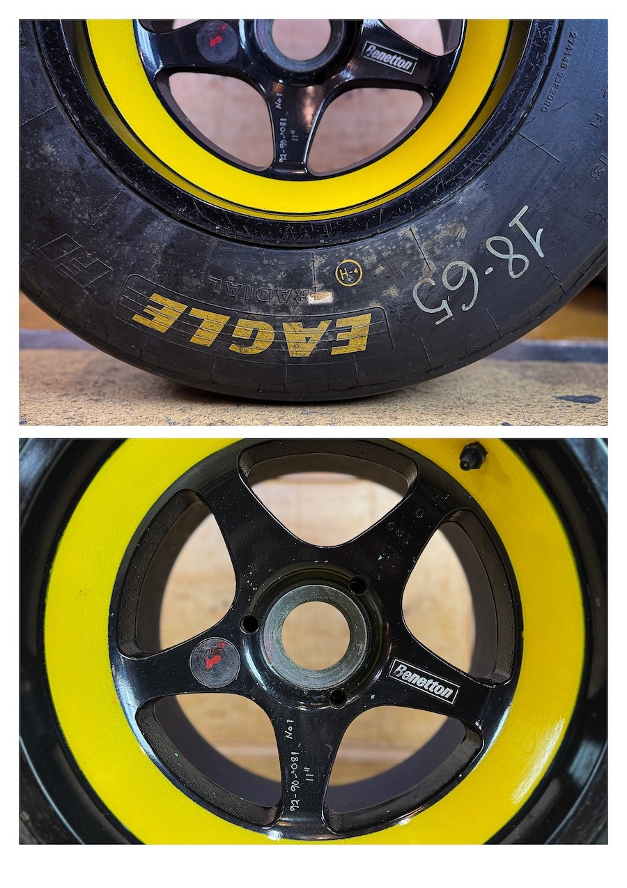 Michael Schumacher Formula 1 Wheel 60cm 1992 Benetton - Image 6
