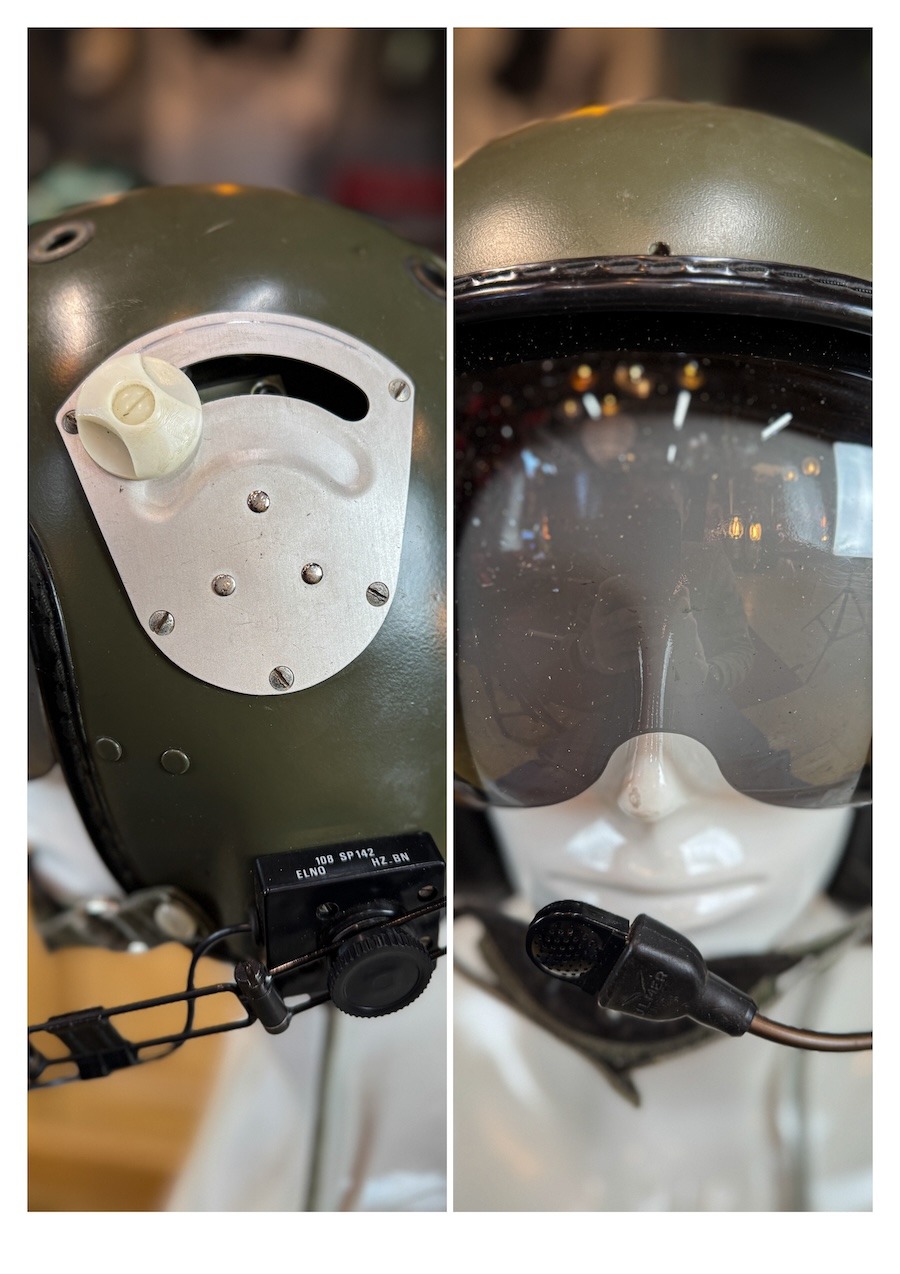 Casque de pilote Gueneau authentique