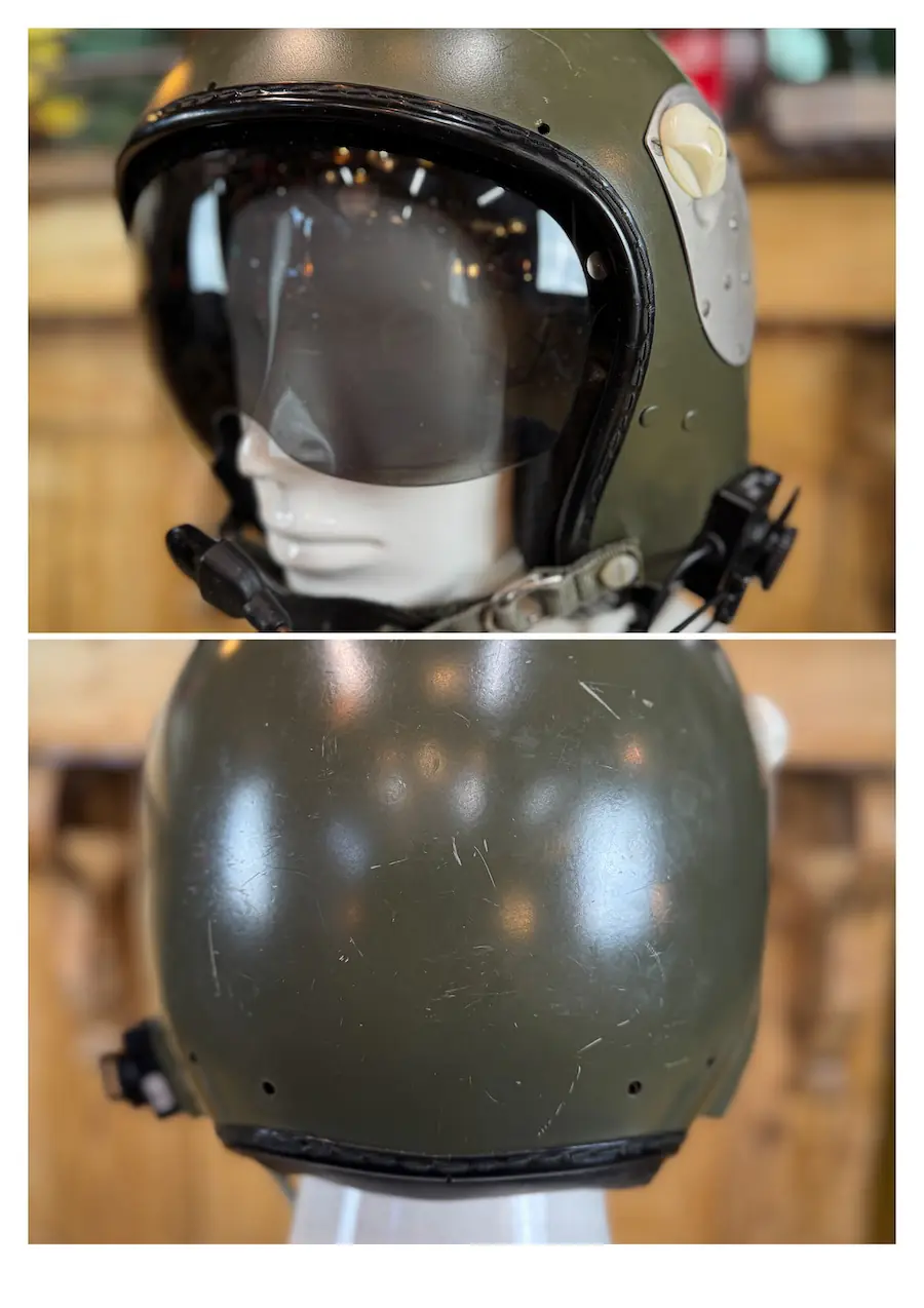 Casque de pilote Gueneau ancien