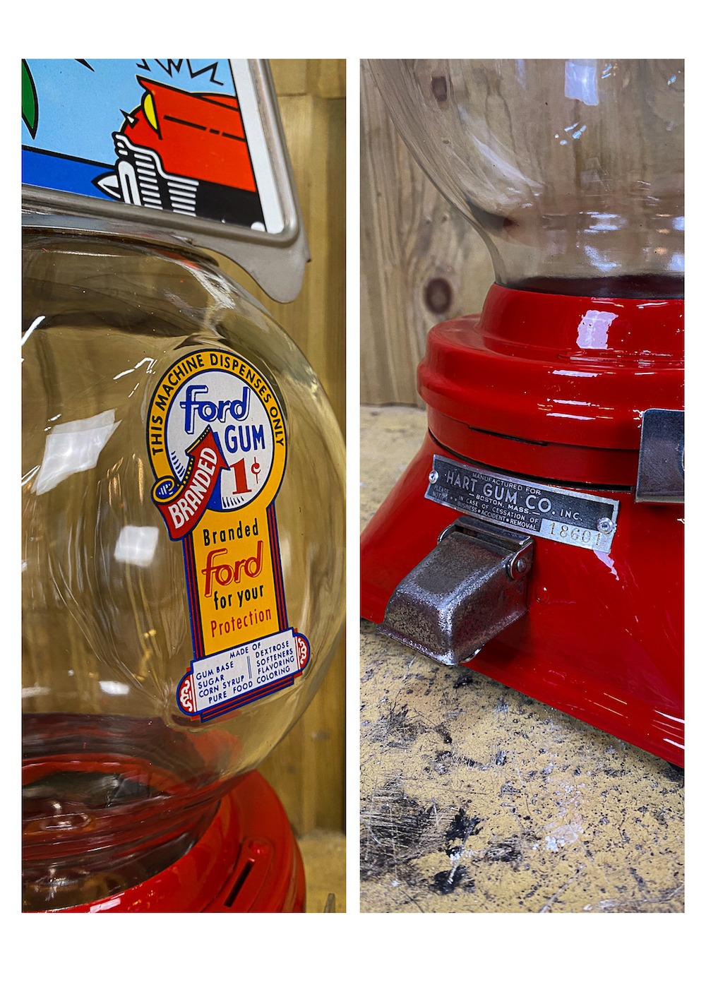 distributeur à bonbons Ford Hollywood