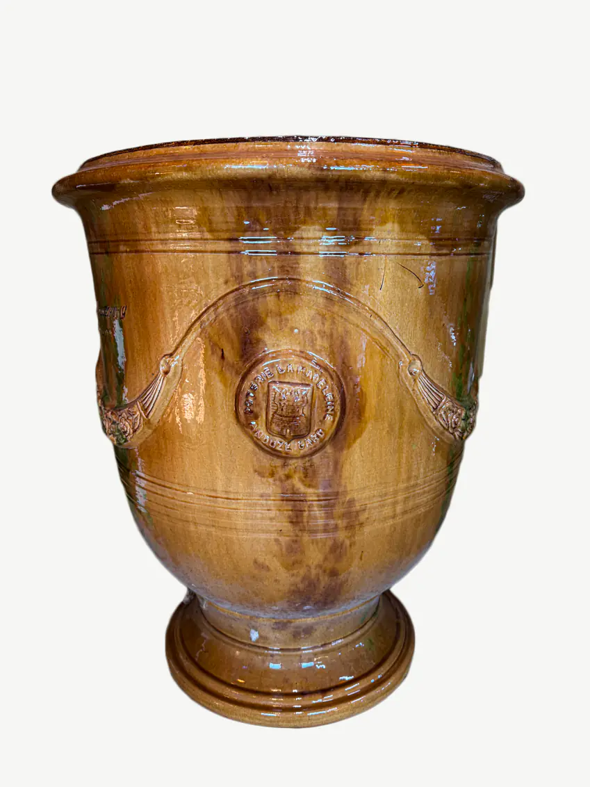 grand vase poterie d'Anduze ancien
