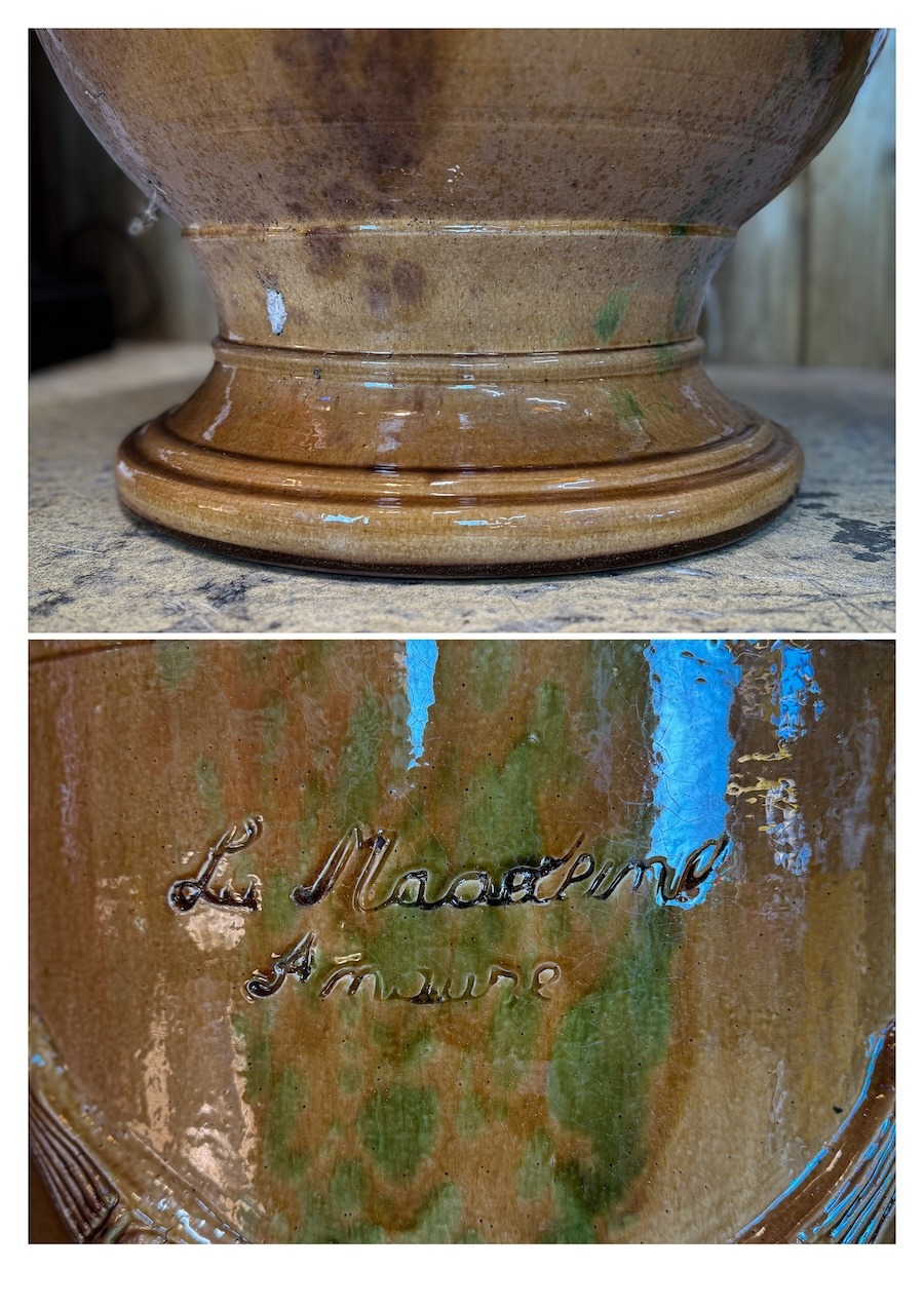 grand vase poterie d'Anduze original