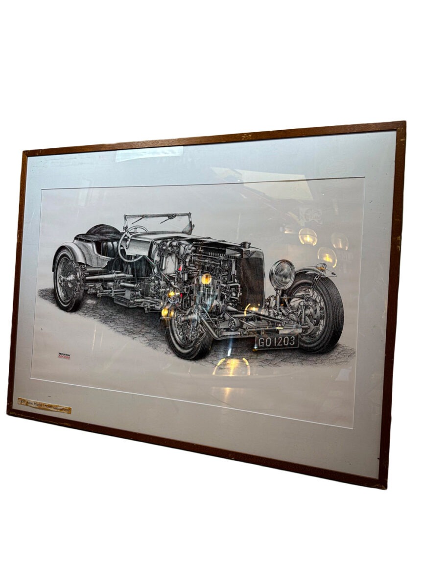 Illustration technique Aston Martin originale
