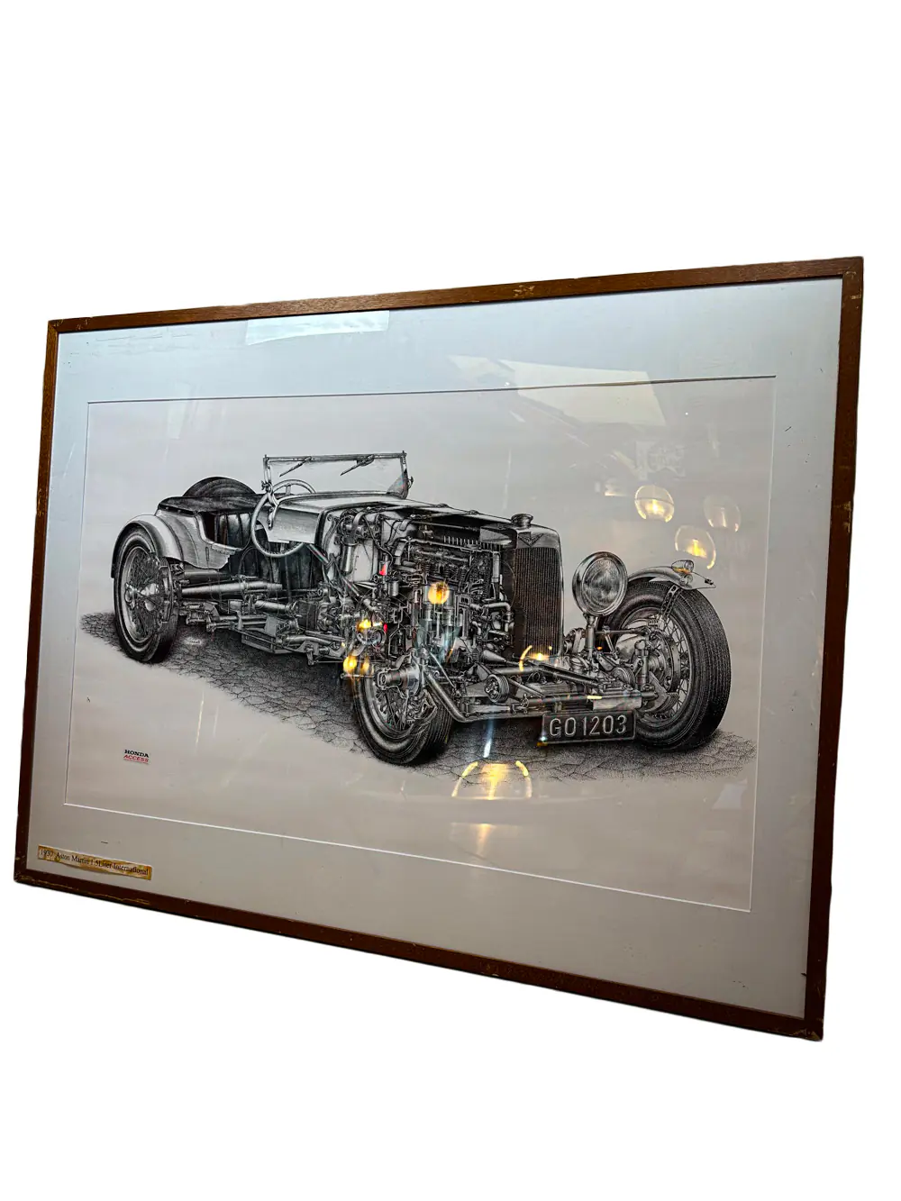 Illustration technique Aston Martin originale