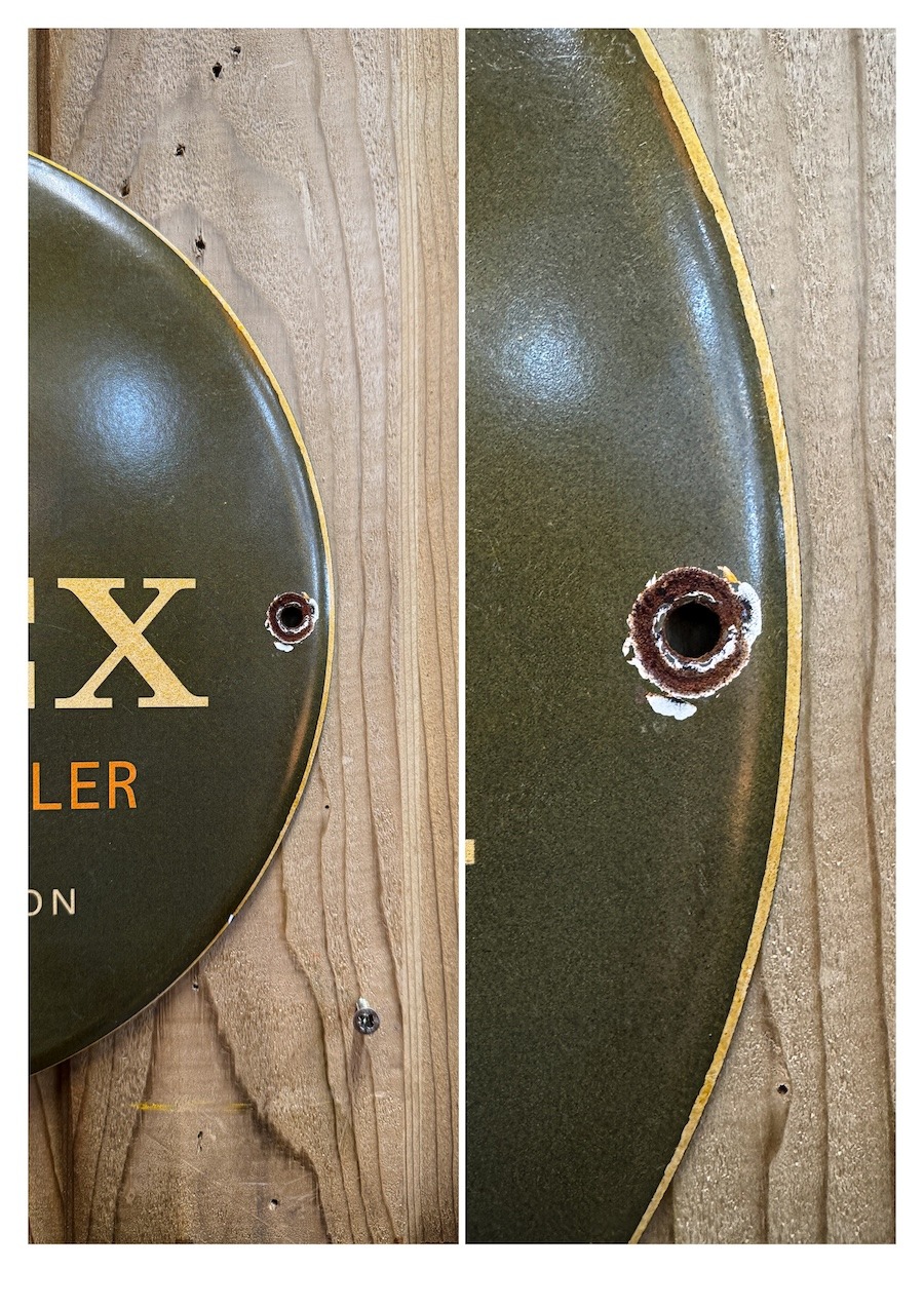 Plaque émaillée Rolex officielle