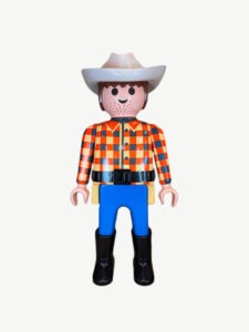 giant playmobil cowboy