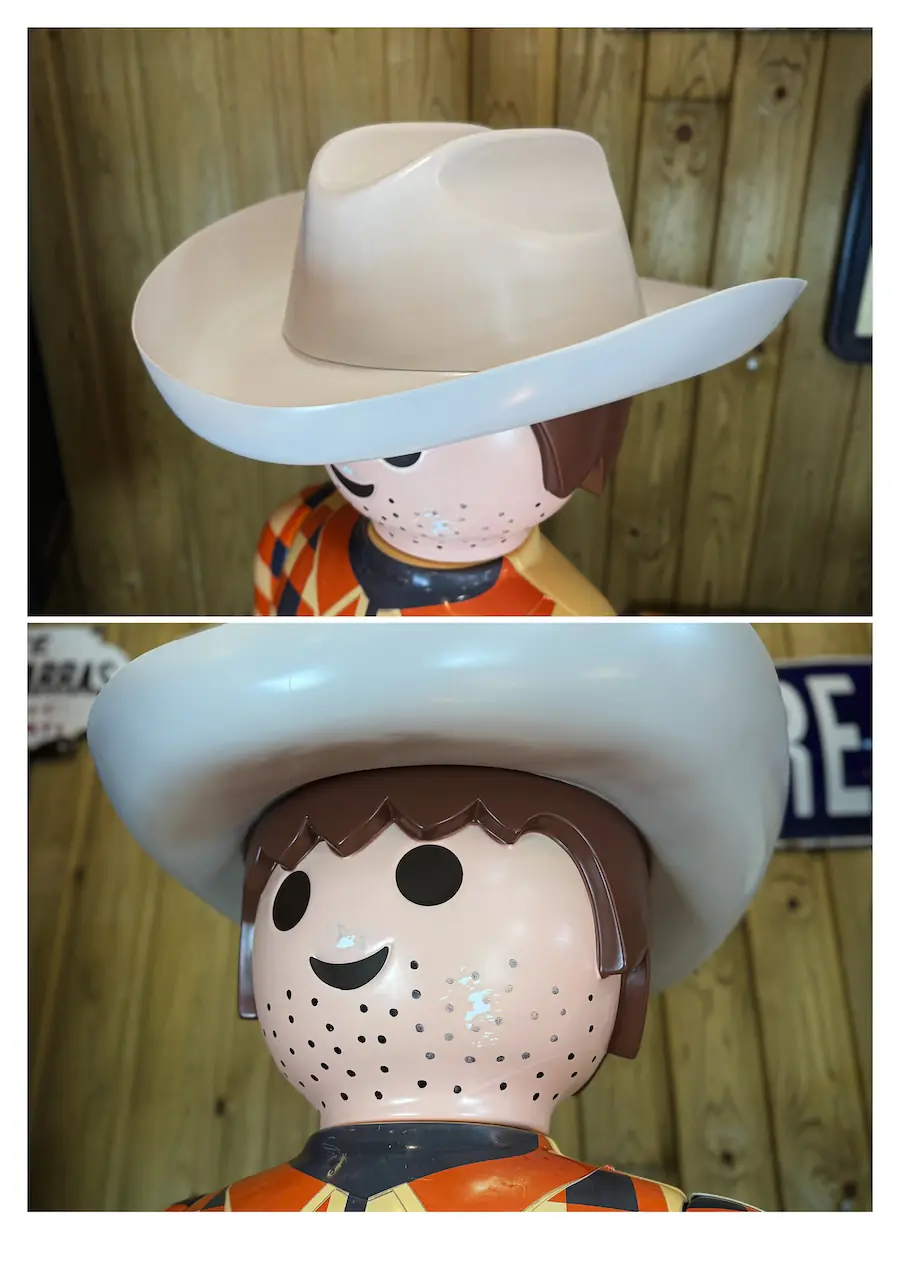 Playmobil géant cowboy authentique