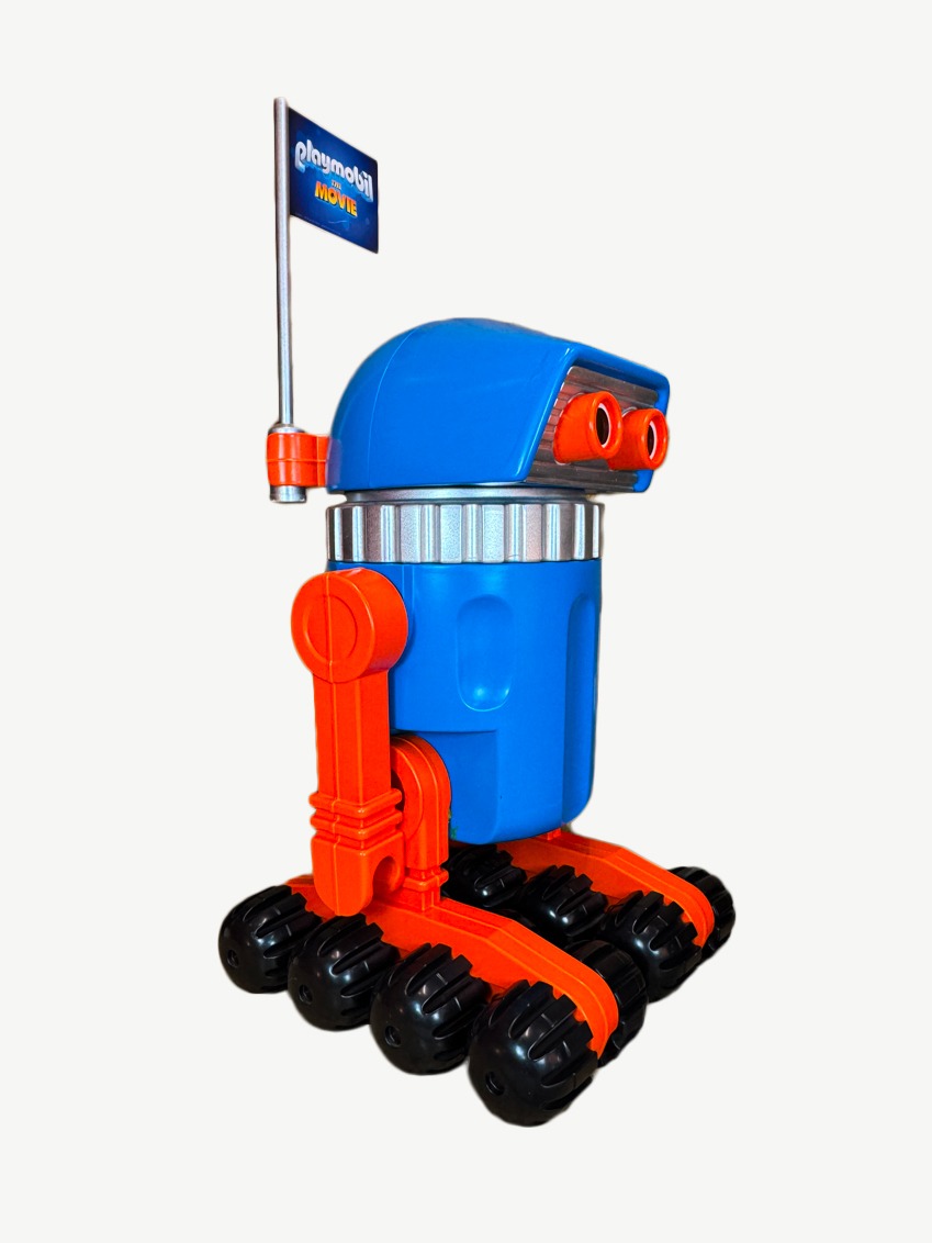 statue Playmobil géant robot