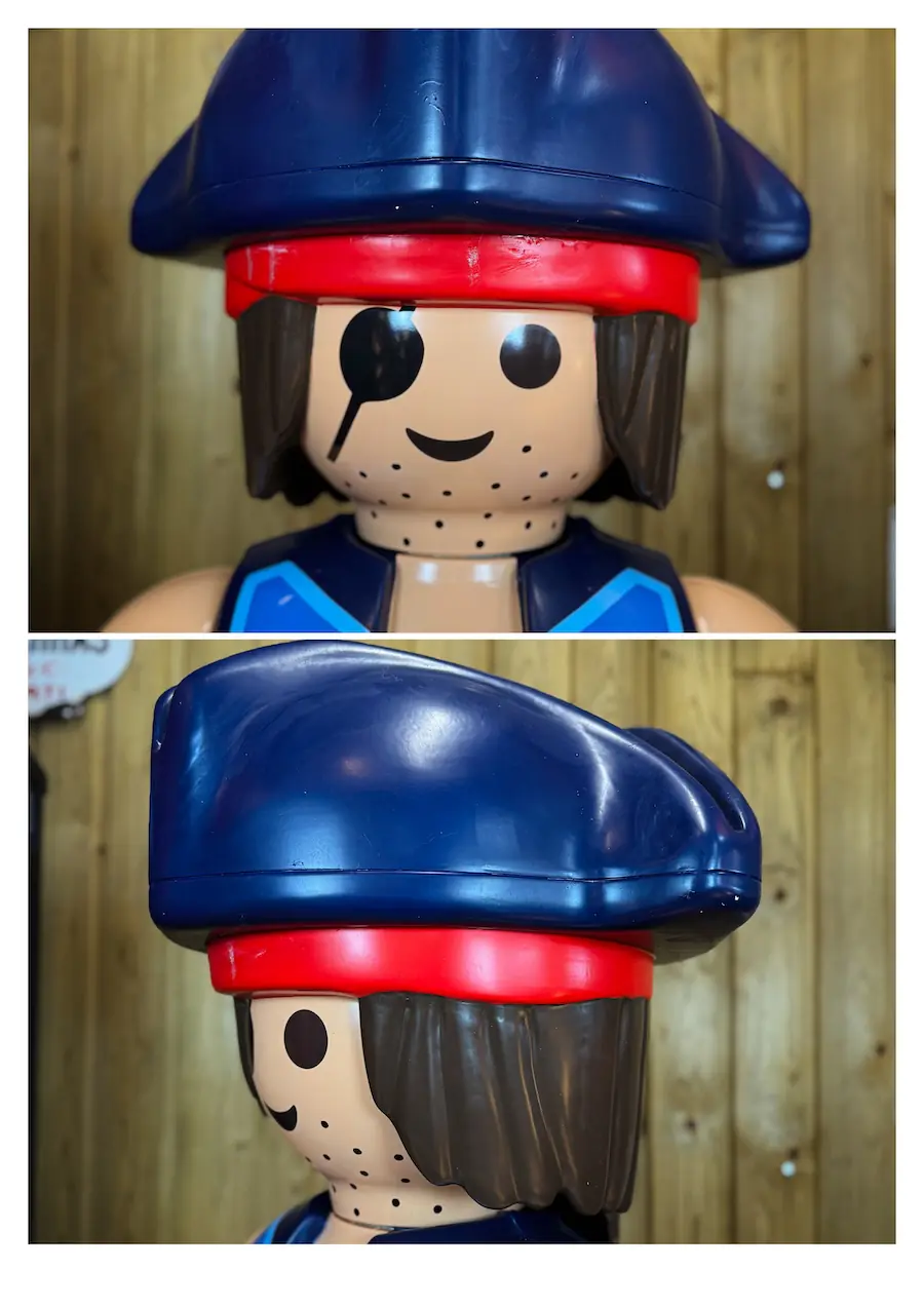 Figurine Playmobil géant pirate musclé XXL
