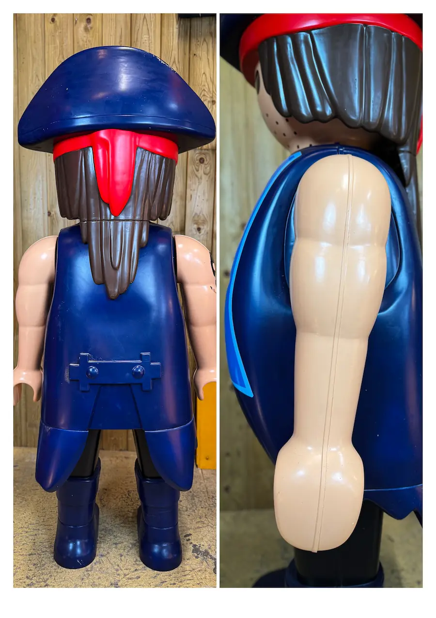 personnage Playmobil géant pirate musclé XXL