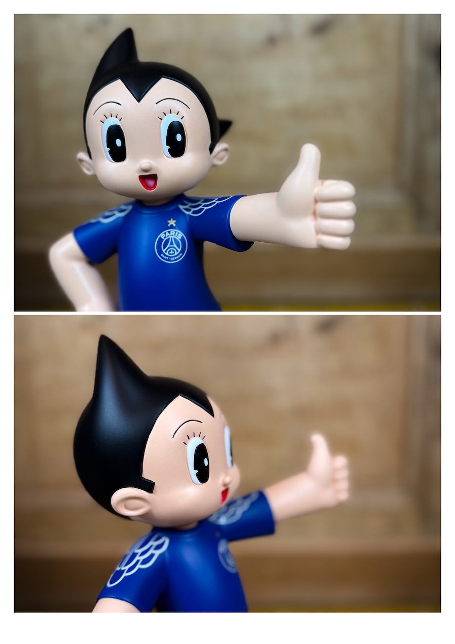 statuette Astro Boy Paris Saint Germain Bleu