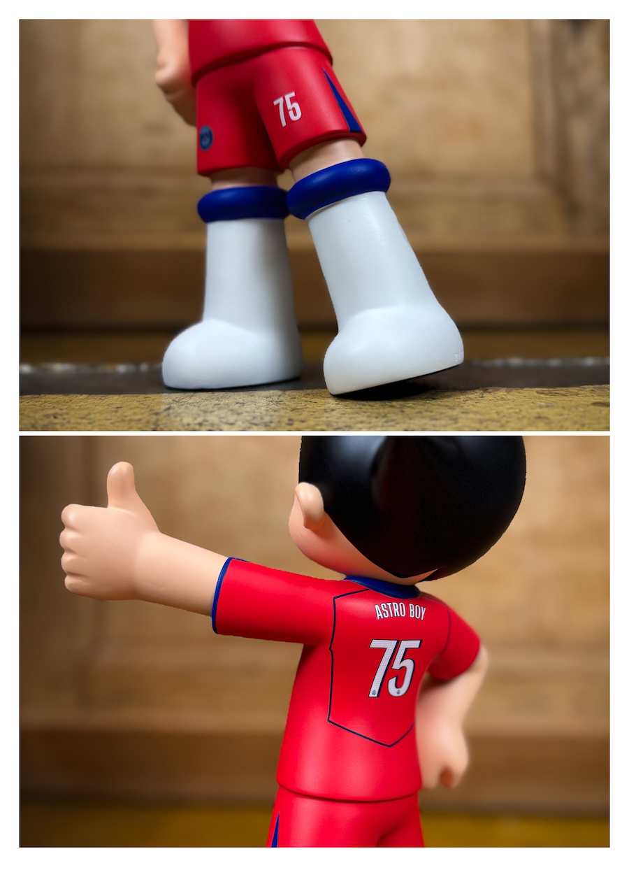 sculpture Astro Boy Paris Saint Germain Rouge