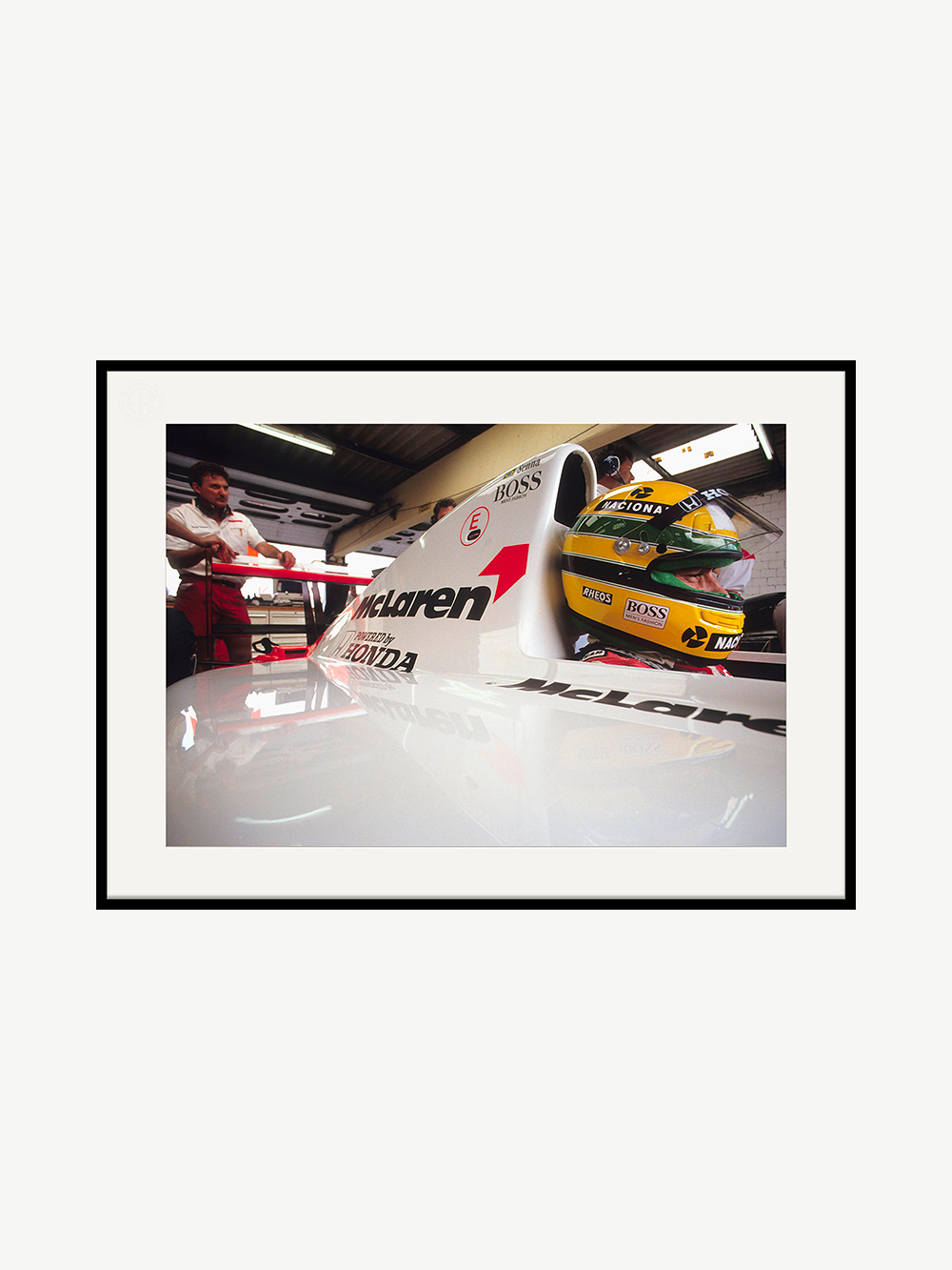 Ayrton Senna Cockpit Hockenheim 1991