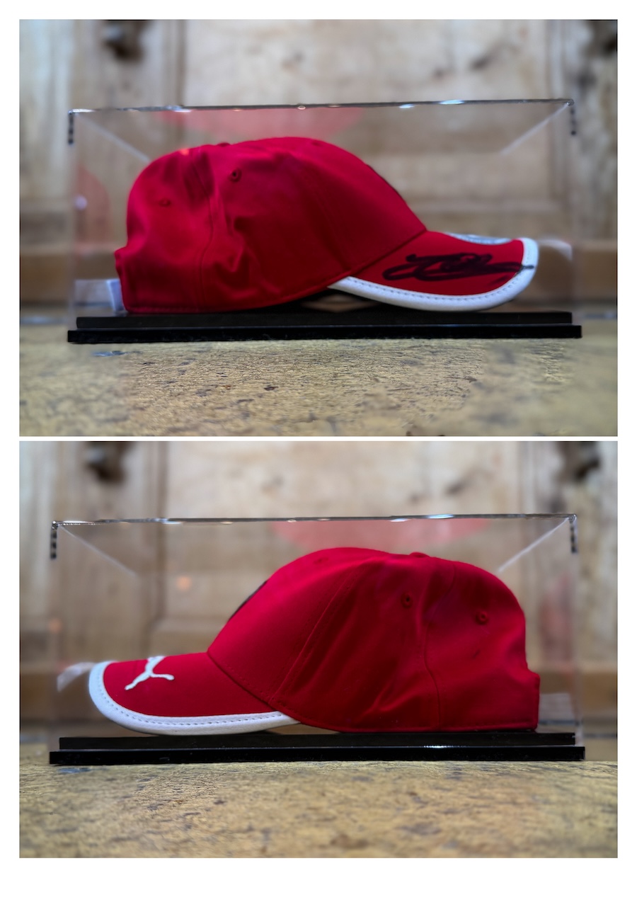 Charles Leclerc signed cap in a display case with certificat - Image 4