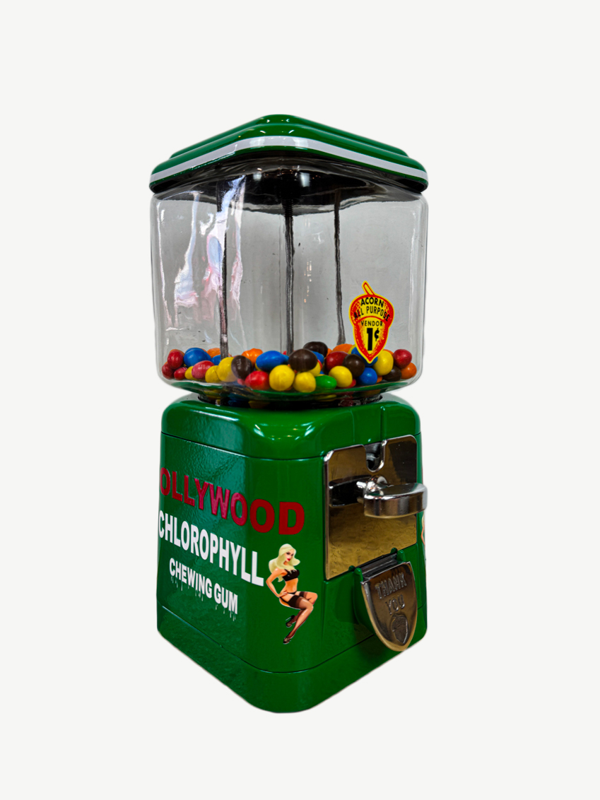 Distributeur vintage Acorn Hollywood vert