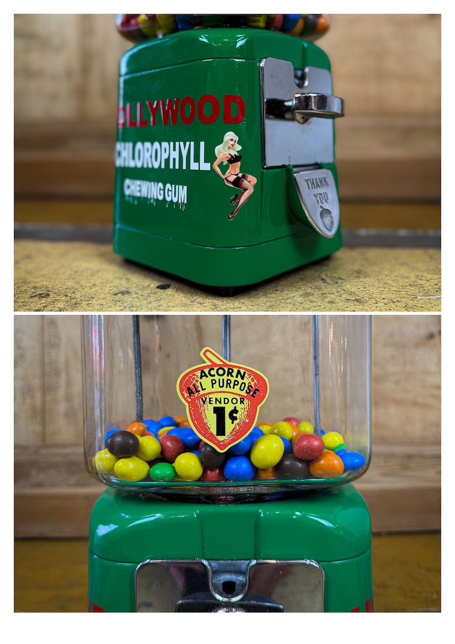 Distributeur collection Acorn Hollywood vert