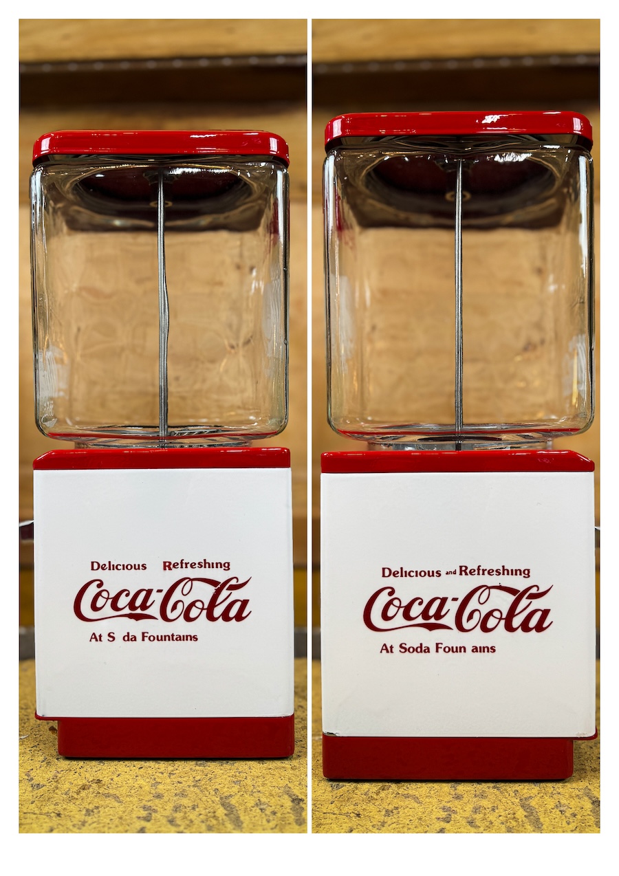 Northwestern white Coca Cola dispenser 1960 40cm - Image 3