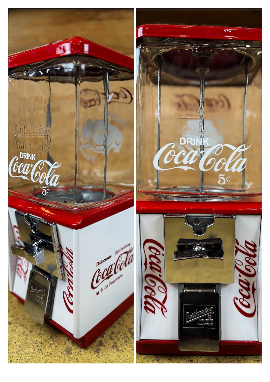 Northwestern white Coca Cola dispenser 1960 40cm - Image 5