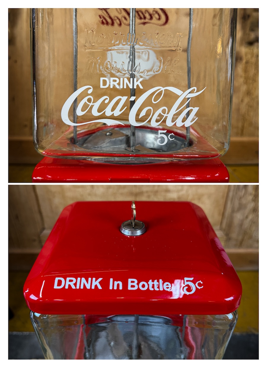 Northwestern white Coca Cola dispenser 1960 40cm - Image 6