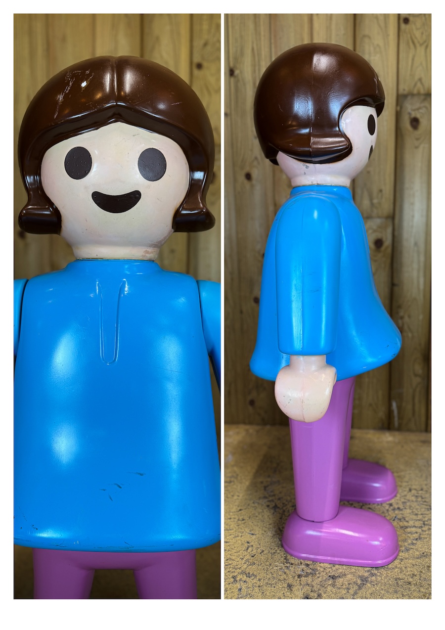 figurine Playmobil géant petite fille vintage