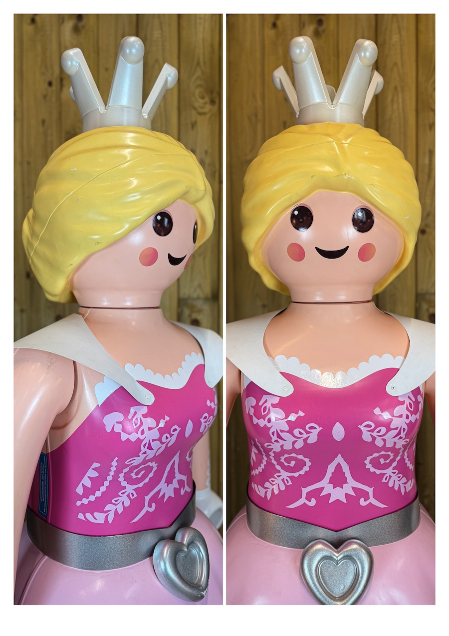 Figurine Playmobil géant reine rose