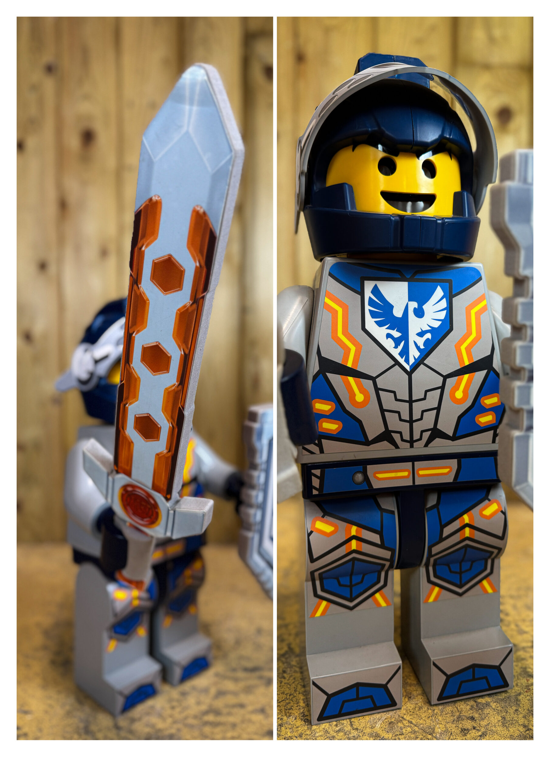 Figurine Clay Lego Nexo Knight publicitaire