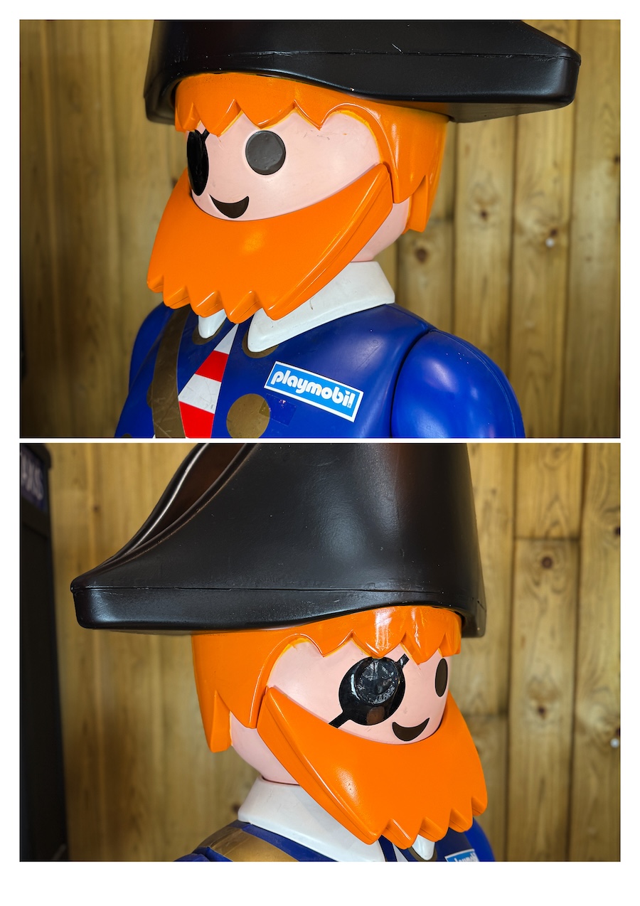Personnage Playmobil géant pirate vintage