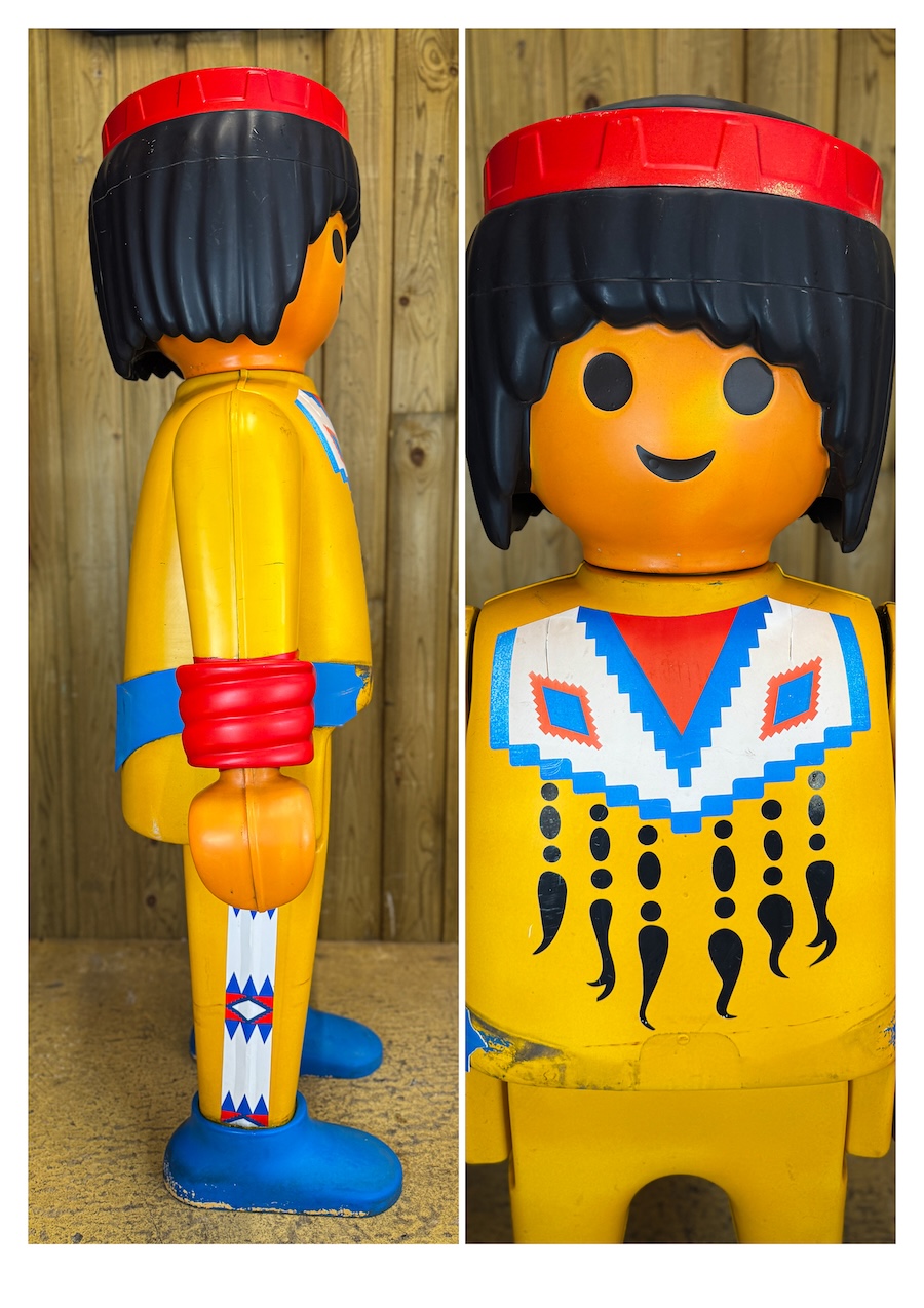 personnage Playmobil géant western indian