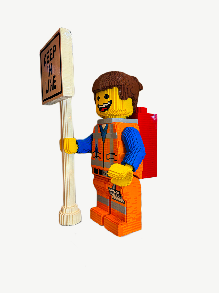 Statue Emmet The Lego Movie taille réelle