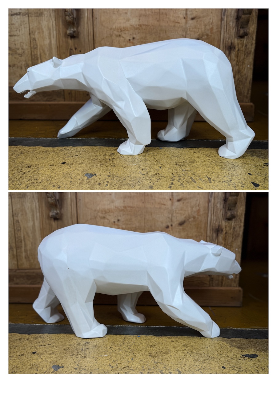 statue Walking Bear par Orlinski