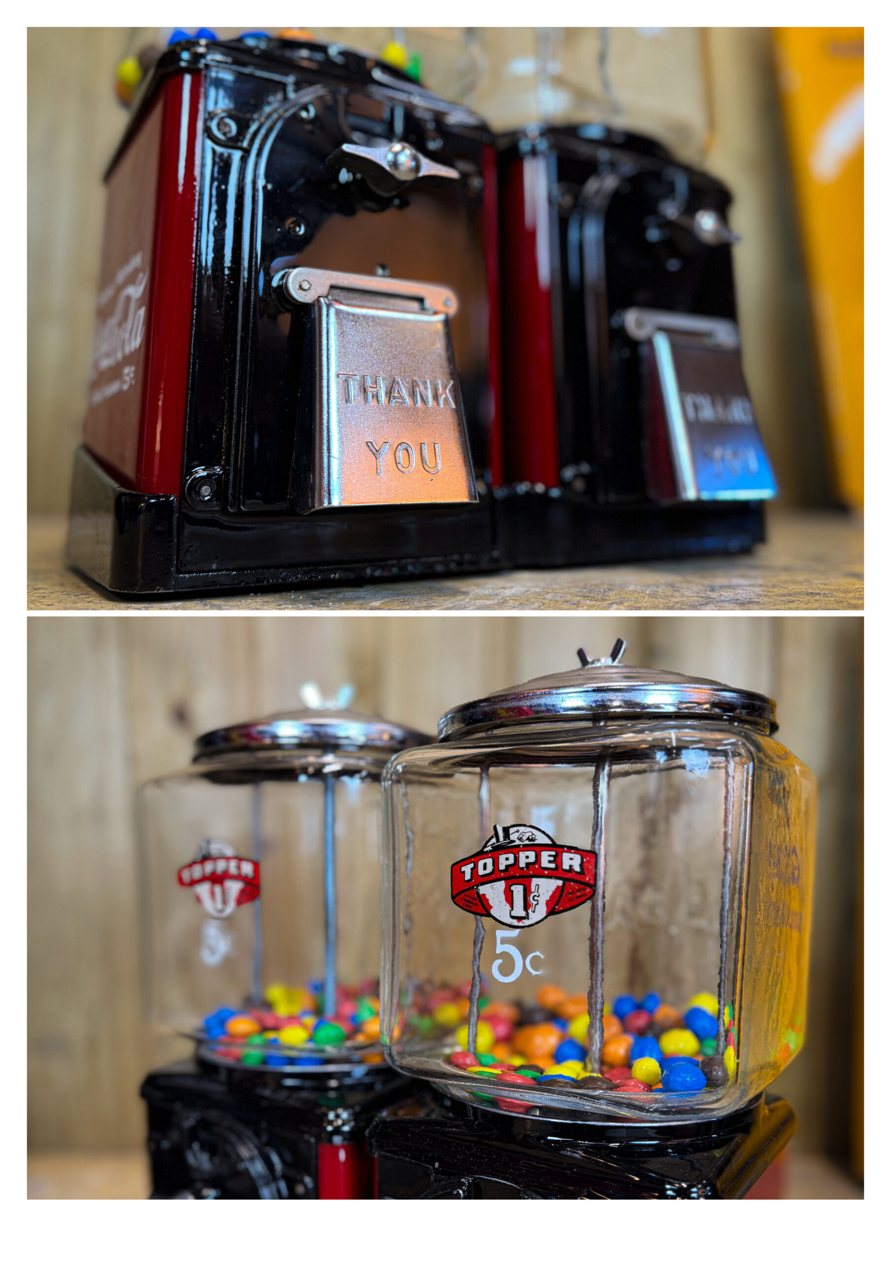 Double distributeur de bonbons Topper authentique