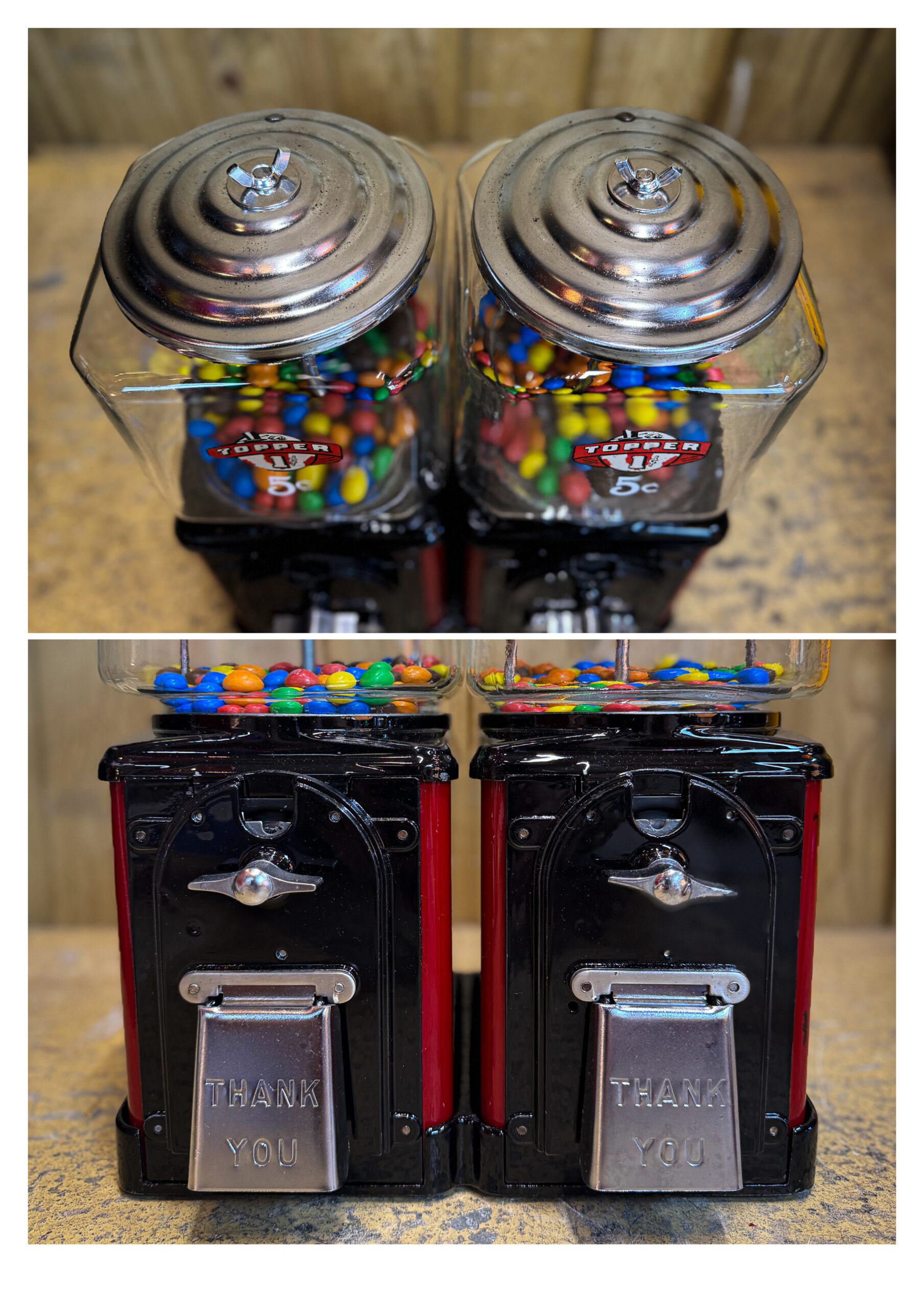Double distributeur de bonbons Topper authentique