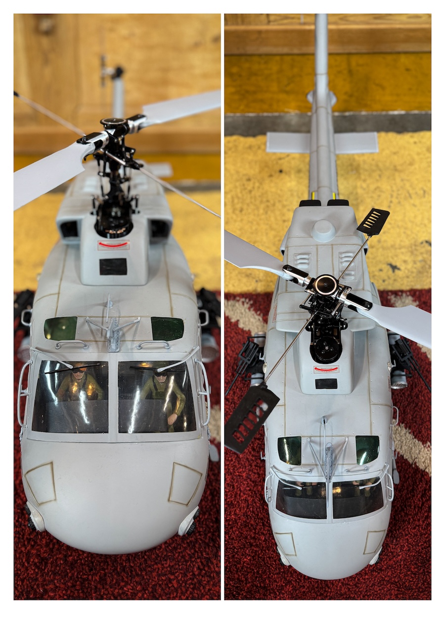 Maquette Hélicoptère Bell Venom géante