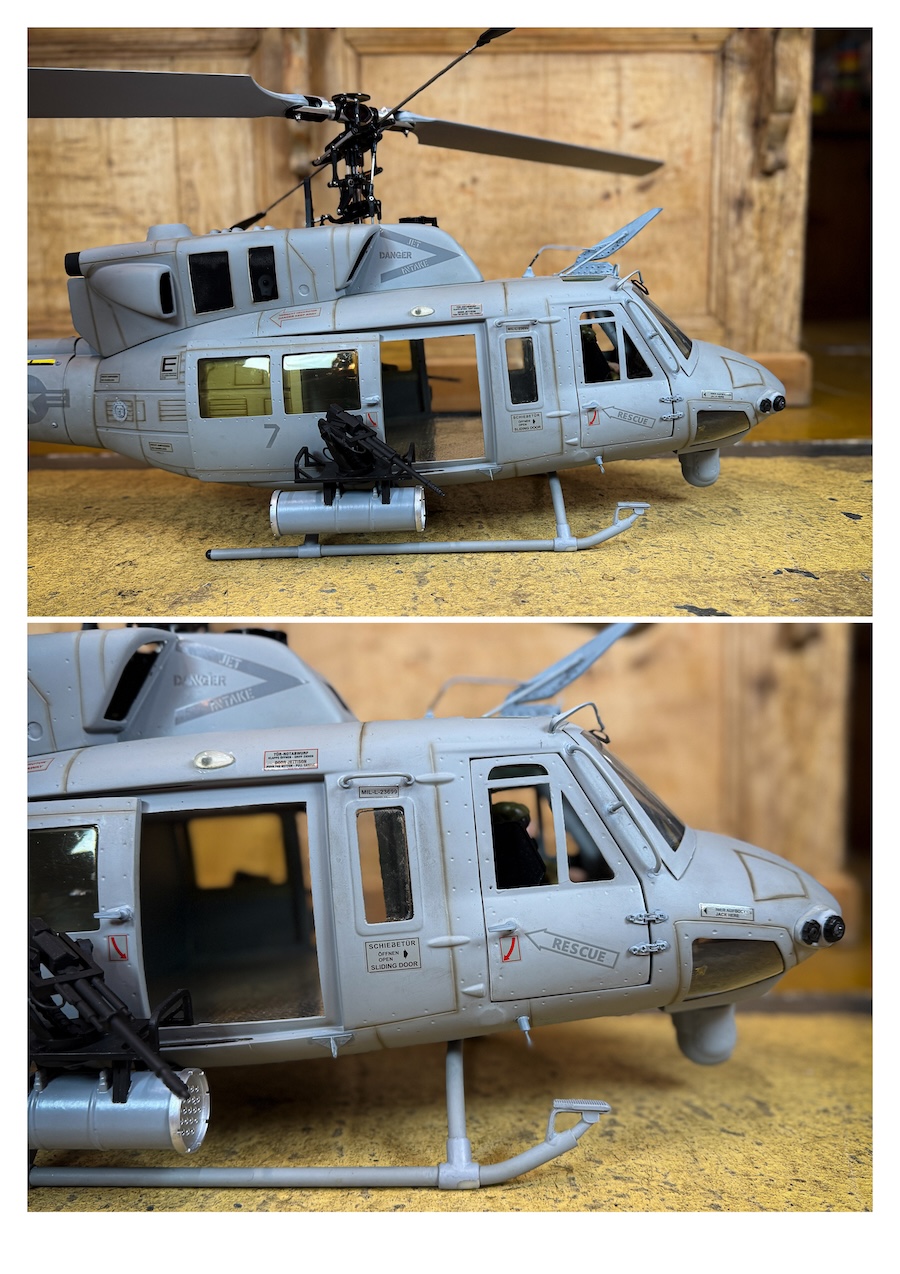 Maquette Hélicoptère Bell Venom vintage