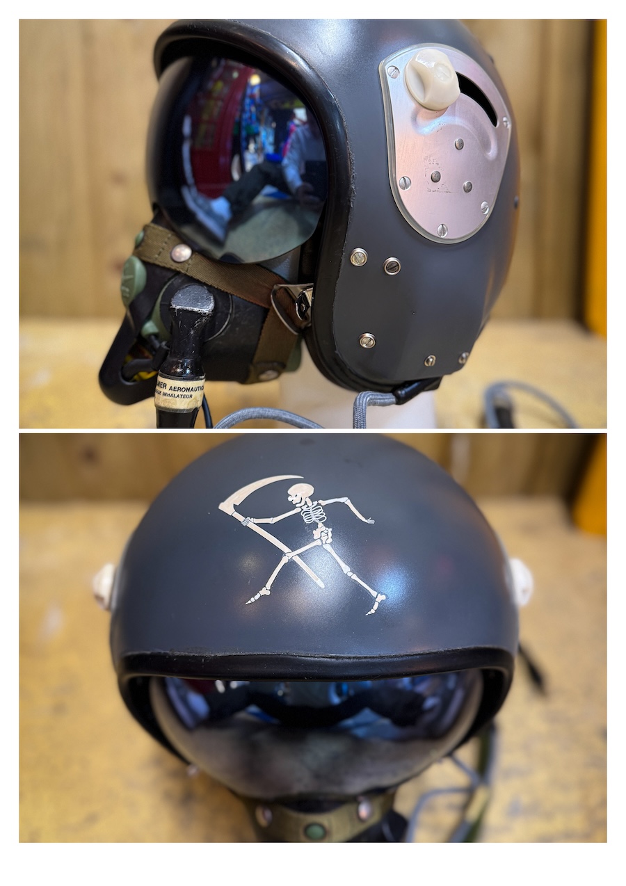 Casque Gueneau avion de chasse officiel