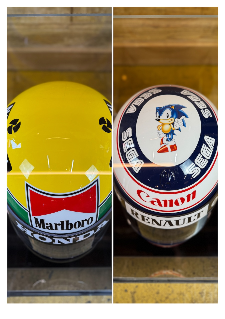 Casques Formule 1 SENNA VS PROST authentiques