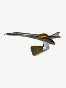 Maquette Concorde fonte aluminium