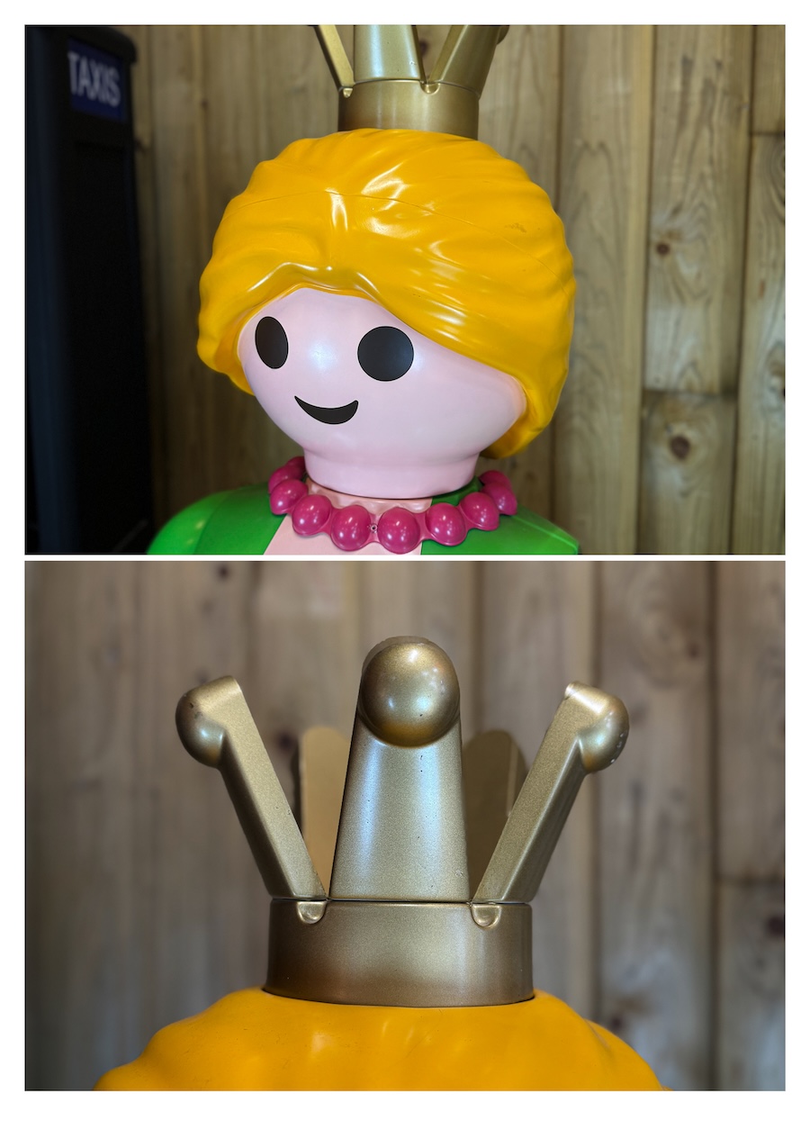 personnage Playmobil géant princesse verte