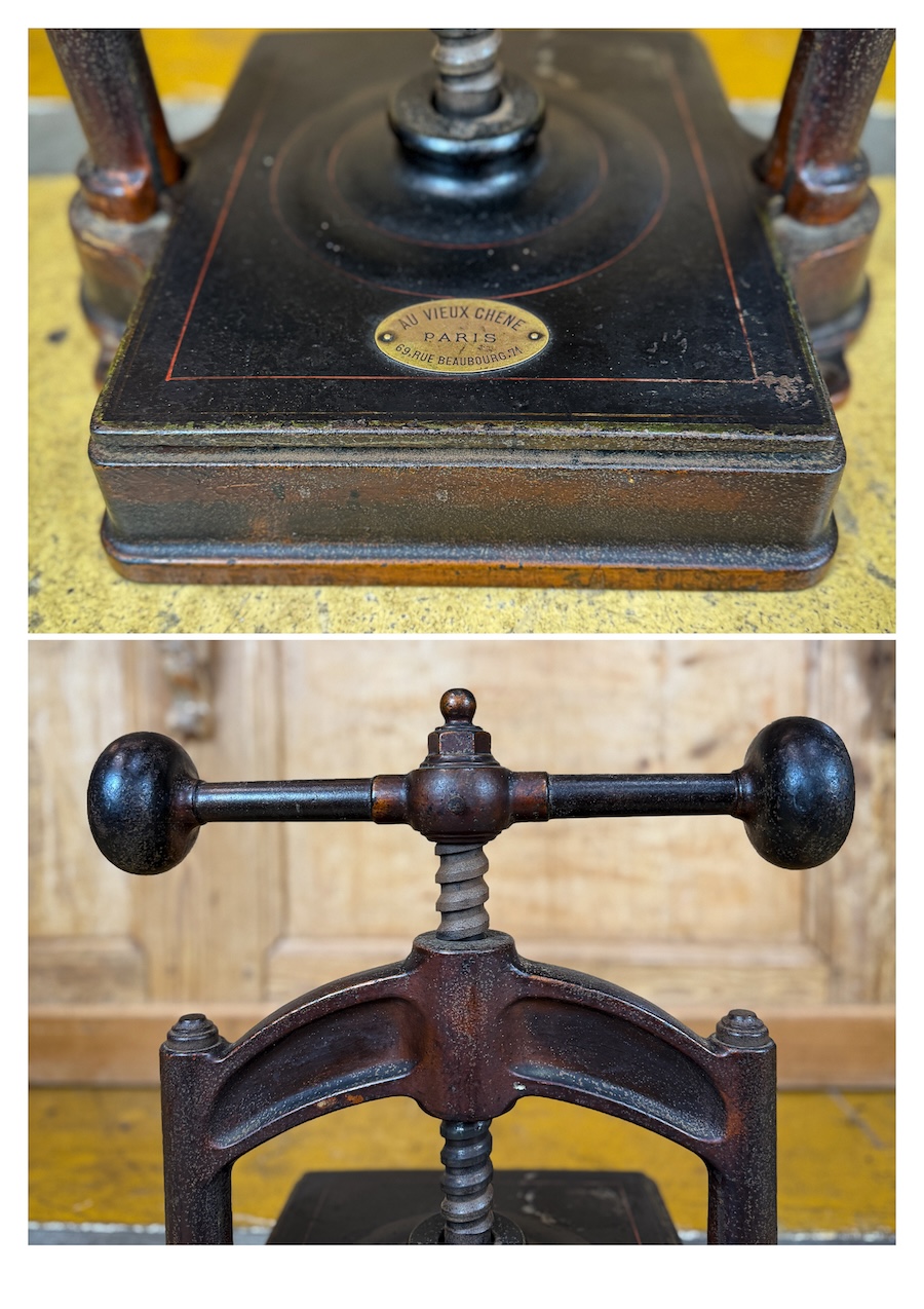Presse de notaire brocante