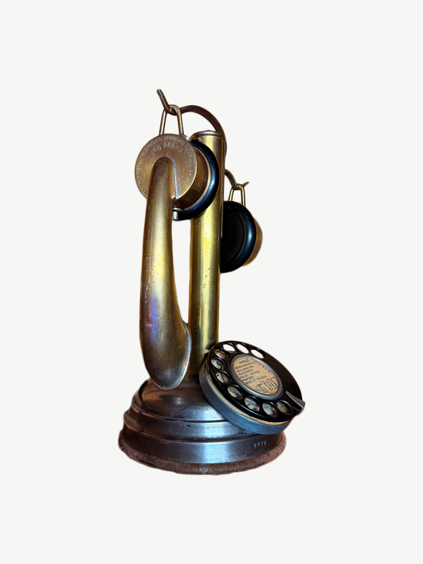 Téléphone chandelier ancien collection